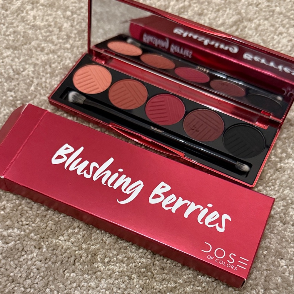 Dose of Colors Berry Hues Eyeshadow Palette new